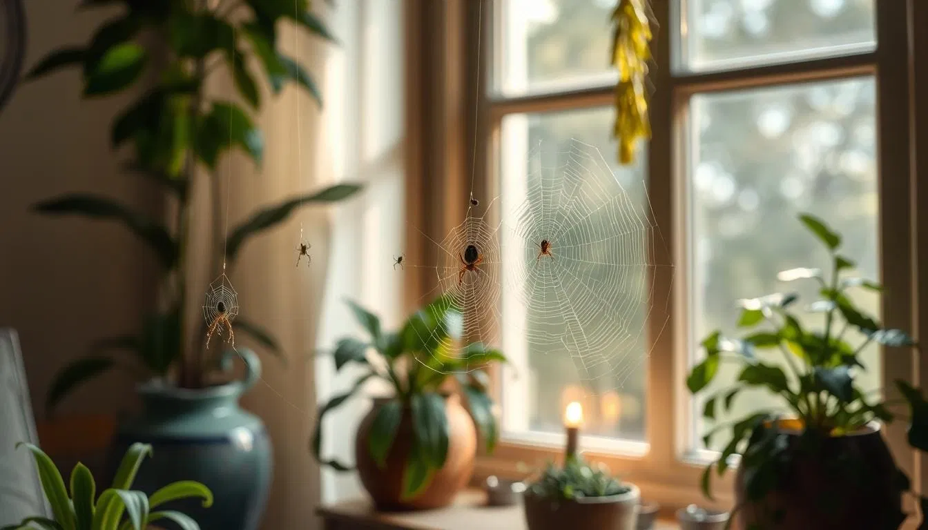 Nhện giăng tơ là điềm báo gì theo vị trí cụ thể