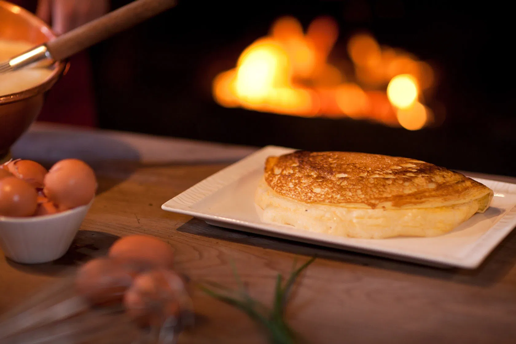 Món omelette của La Mère Poulard (Ảnh: Internet)