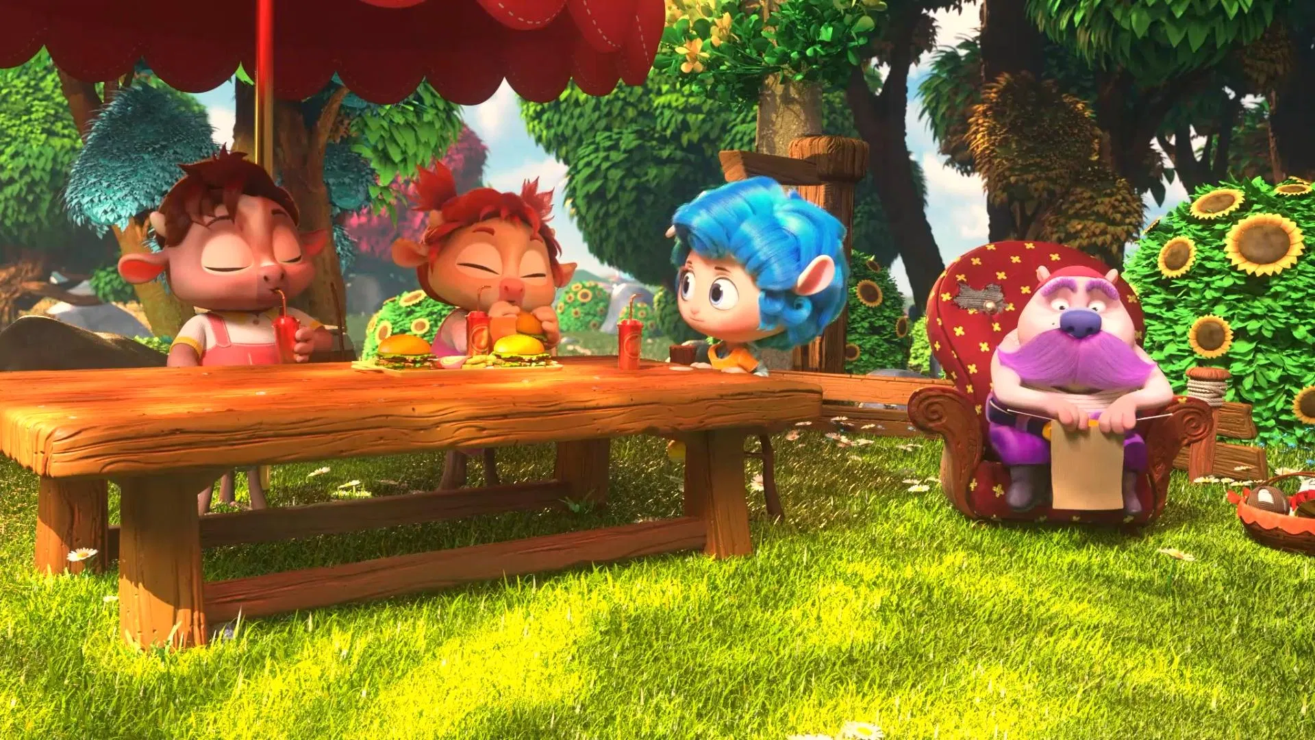 Bộ phim Chuyện Muông Thú Dạy Bé Cừu Bay - Ảnh: Internet