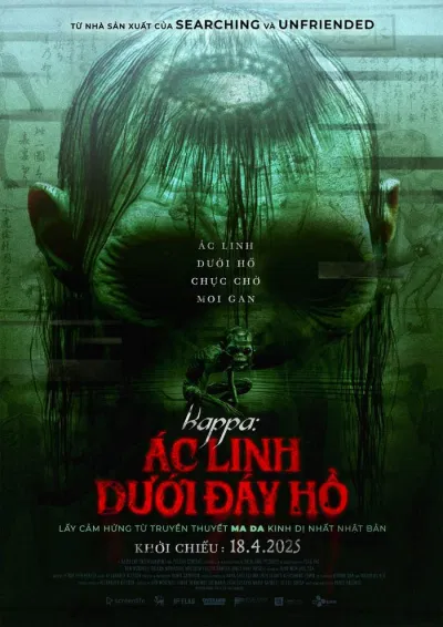 Poster phim Kappa: Ác linh dưới đáy hồ(Ảnh: Internet)