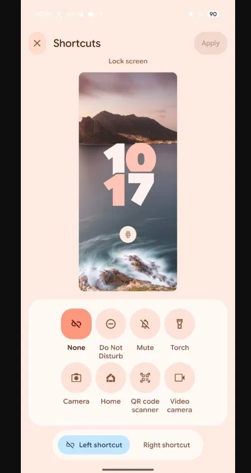 Phím tắt màn hình khóa của điện thoại Pixel với Android 16 (Ảnh: Internet) Phím tắt màn hình khóa của điện thoại Pixel với Android 16 (Ảnh: Internet)