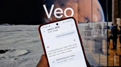Công cụ tạo video AI Veo của Google (Ảnh: Internet) Công cụ tạo video AI Veo của Google (Ảnh: Internet)