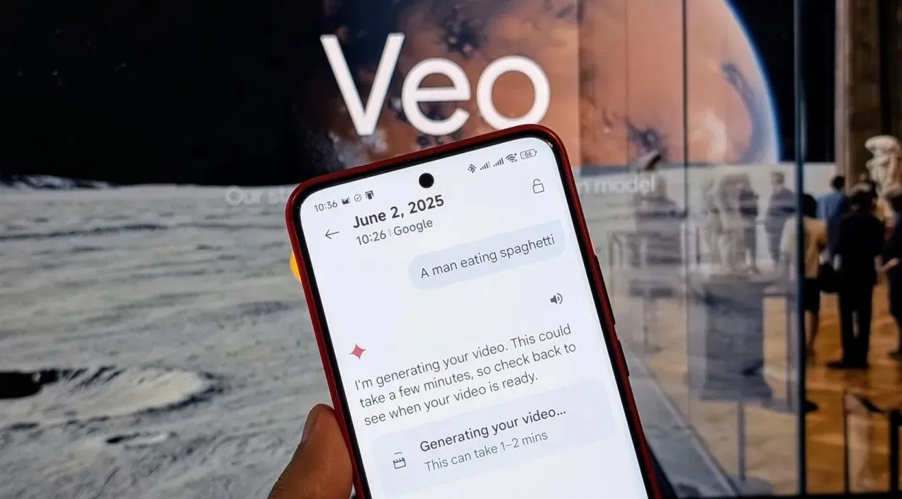 Công cụ tạo video AI Veo của Google (Ảnh: Internet) Công cụ tạo video AI Veo của Google (Ảnh: Internet)