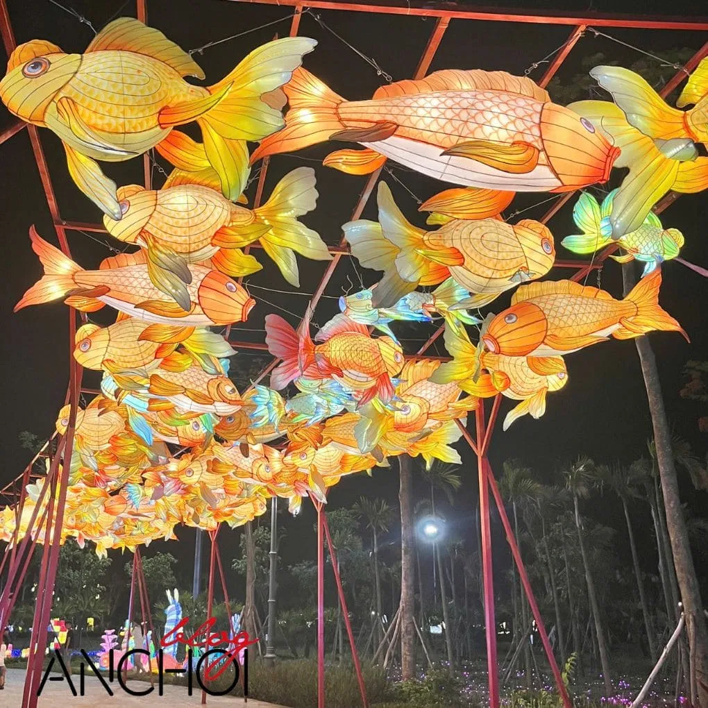 Công viên ánh sáng trong khu vui chơi (Nguồn ảnh: BlogAnChoi)