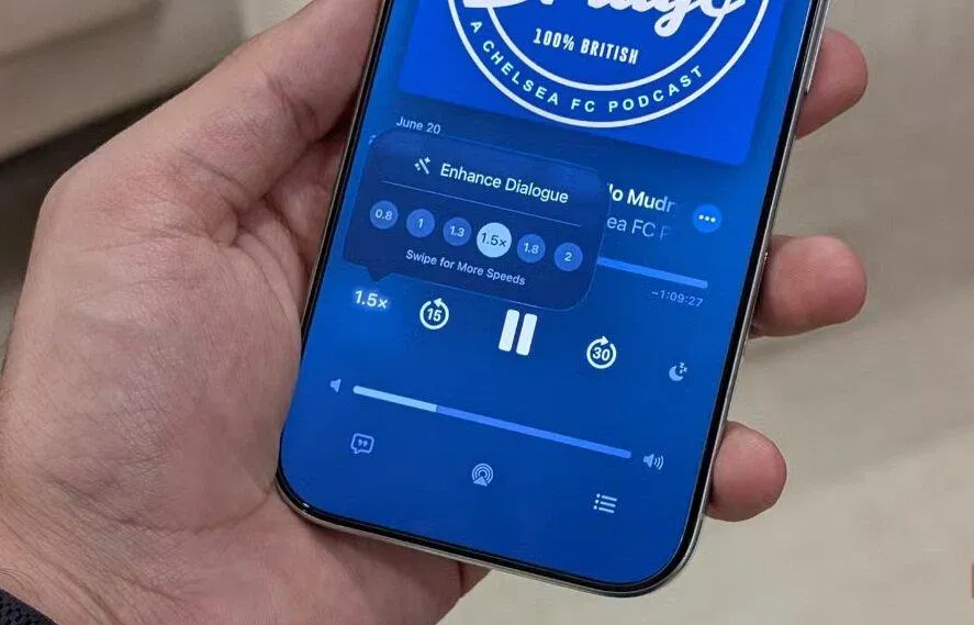 Tốc độ phát podcast trong iOS 26 (Ảnh: Internet) Tốc độ phát podcast trong iOS 26 (Ảnh: Internet)