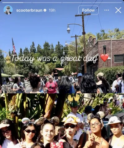 KATSEYE đối mặt làn sóng chỉ trích sau chuyến đi Disneyland cùng Scooter Braun (Ảnh: Internet)