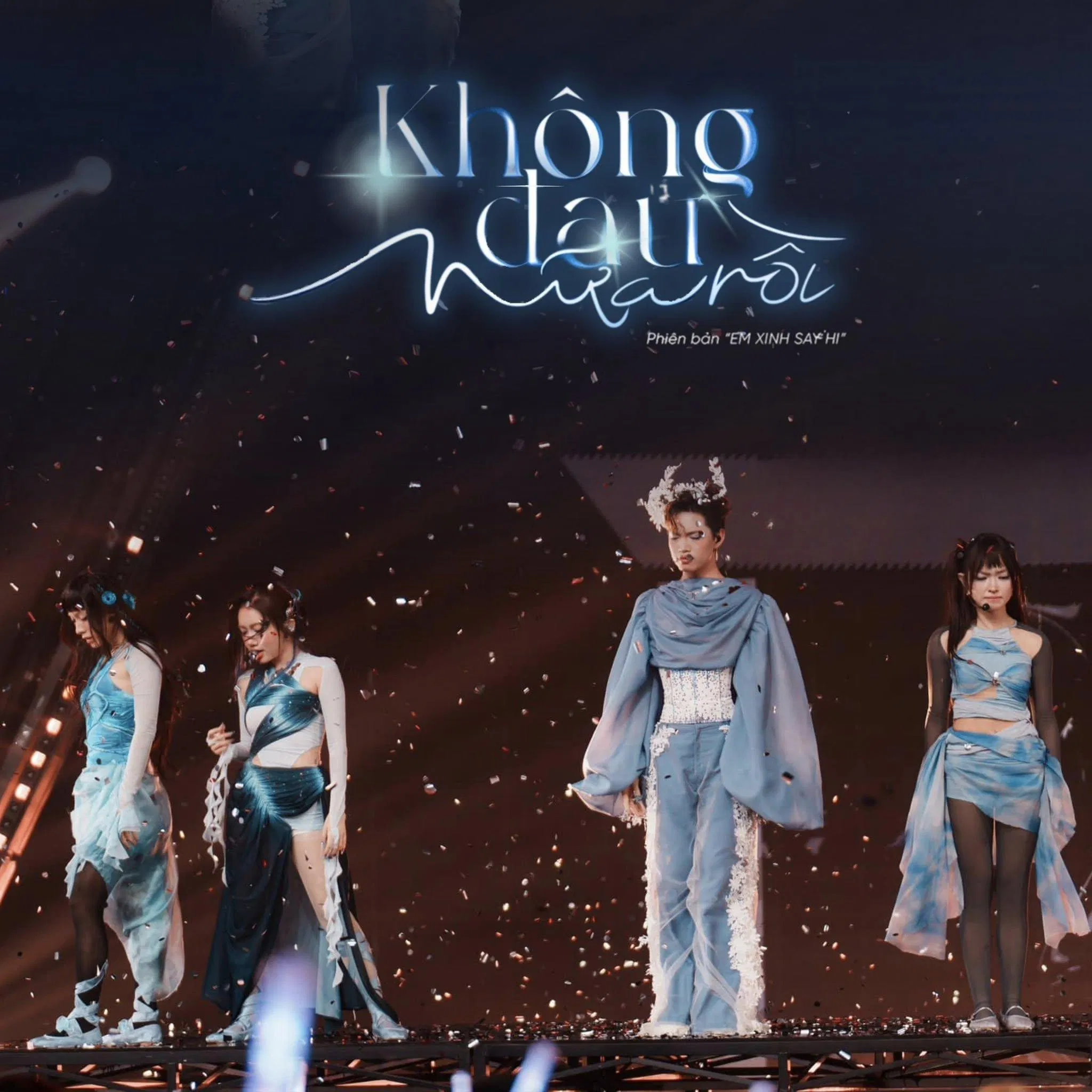 Live stage 2 - round 1, đội 52Hz với ca khúc ballad duy nhất đang tạm thời dẫn đầu. (Ảnh: Internet)