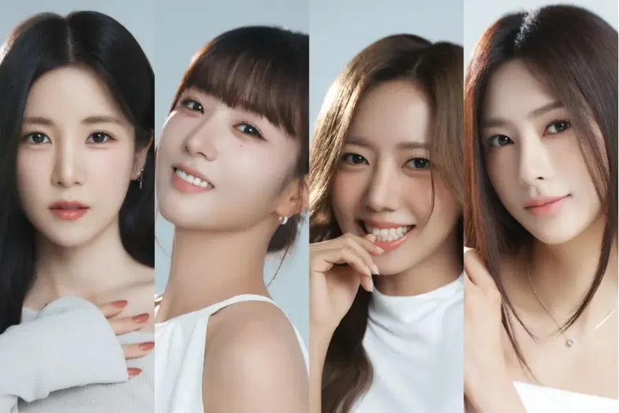 Park Chorong, Yoon Bomi, Kim Namjoo và Oh Hayoung đã chính thức ký hợp đồng độc quyền với công ty WITH US Entertainment (Ảnh: Internet)