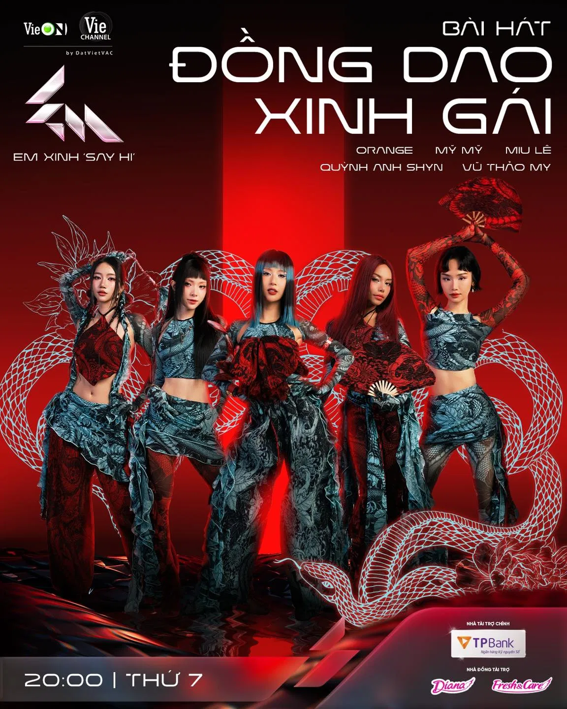 Poster bài hát Đồng Dao Xinh Gái (Nguồn: internet)