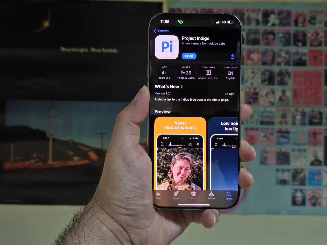Ứng dụng Project Indigo trên Appstore (Nguồn: Internet)