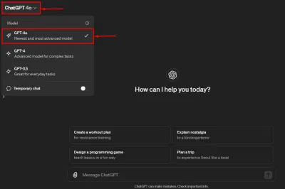 ChatGPT 4o hoặc GPT-4o là mô hình AI mặc định của OpenAI cho mọi loại tác vụ.