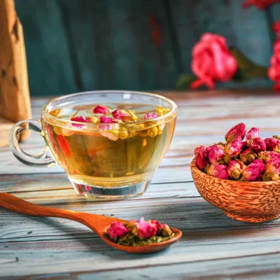 Trà hoa hồng giúp điều hòa kinh nguyệt, giảm đau