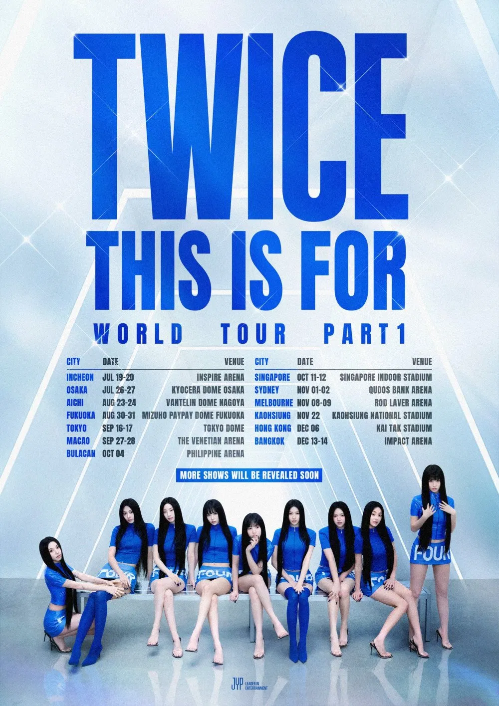 TWICE tái xuất với tour thế giới “THIS IS FOR” (Ảnh: Internet)