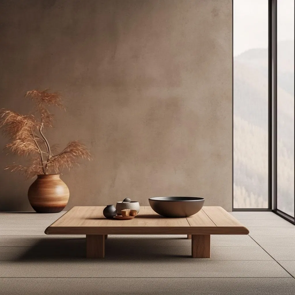 Bàn phong cách Japandi