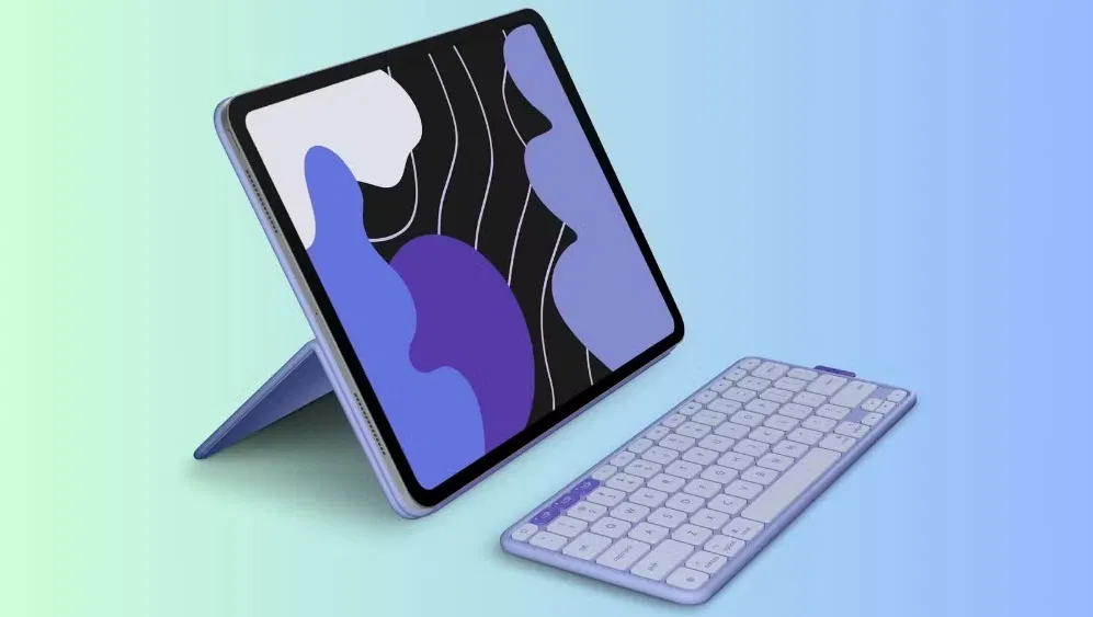 Bàn phím Logitech Flip Folio màu hoa cà (Ảnh: Internet) Bàn phím Logitech Flip Folio màu hoa cà (Ảnh: Internet)