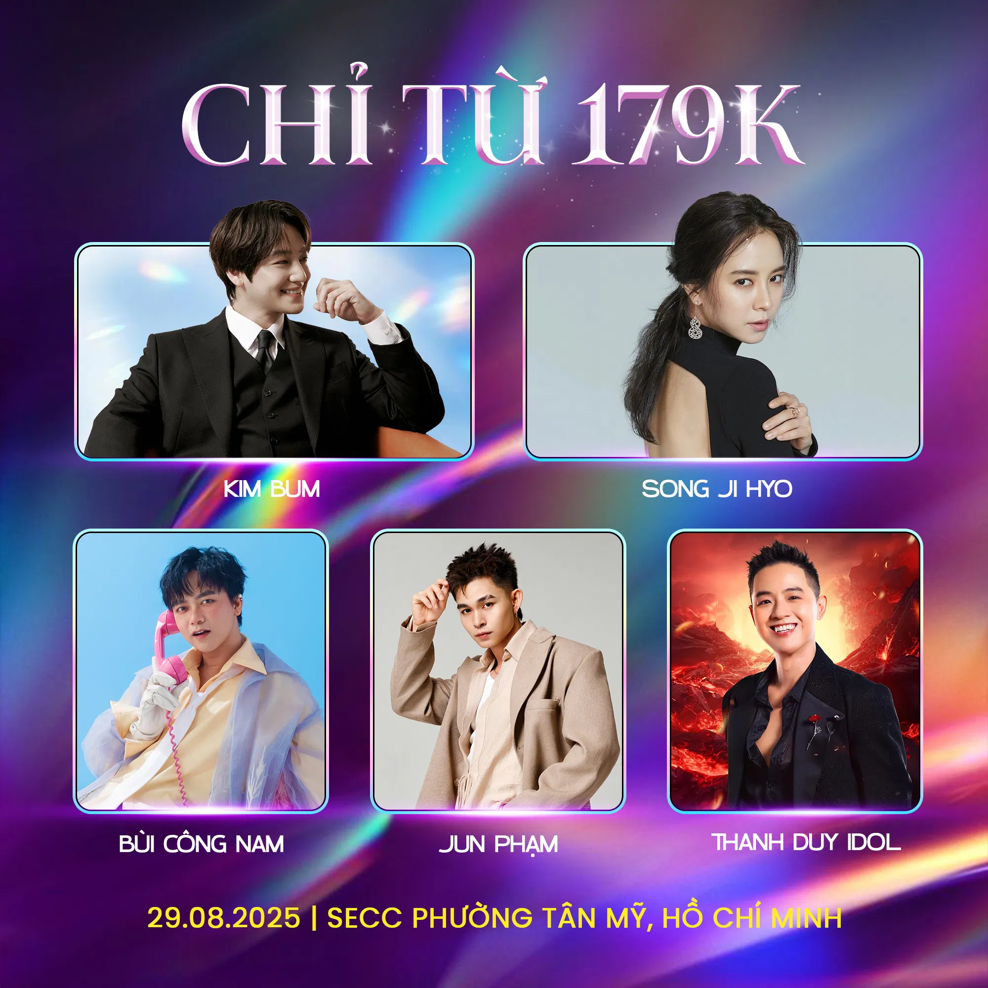 Kimbum, Song Ji Hyo và nhiều nghệ sĩ Việt Nam xác nhận tham gia nhạc hội và sự kiện (Nguồn ảnh: Internet)