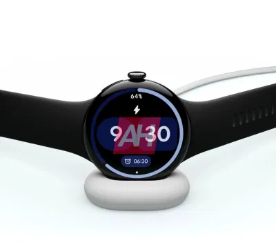 Đồng hồ Pixel Watch 4 màu đen (Ảnh: Android Headlines) Đồng hồ Pixel Watch 4 màu đen (Ảnh: Android Headlines)