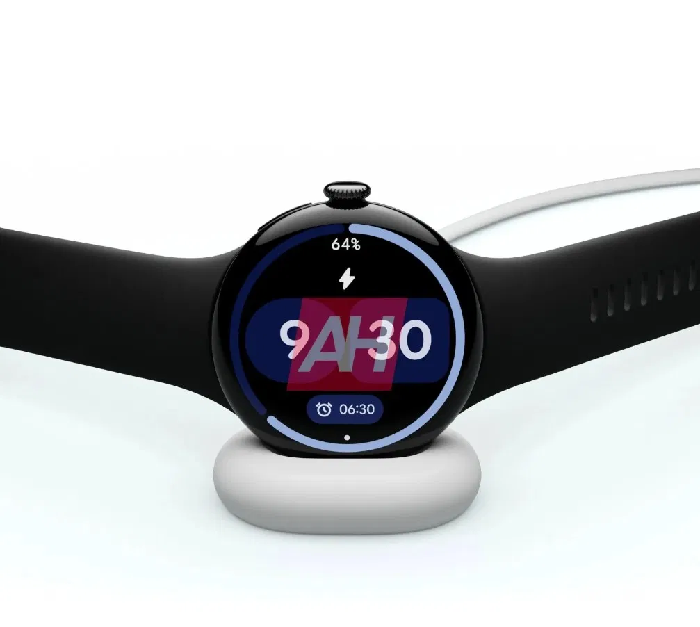Đồng hồ Pixel Watch 4 màu đen (Ảnh: Android Headlines)
