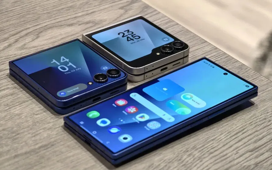 Điện thoại Galaxy Z Flip 7, Z Flip 7 FE và Z Fold 7 (Ảnh: Internet) Điện thoại Galaxy Z Flip 7, Z Flip 7 FE và Z Fold 7