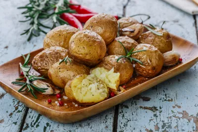 Khoai tây luộc hoặc nướng