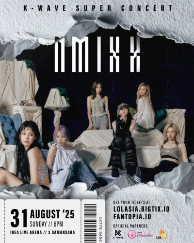 NMIXX trở thành headliner tại K-Wave Super Concert ở Malaysia (Ảnh: Internet)