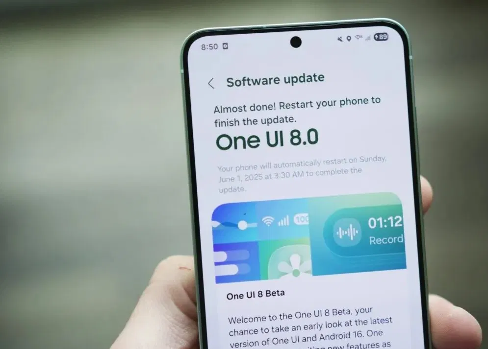 Cập nhật One UI 8 beta (Ảnh: Internet) Cập nhật One UI 8 beta (Ảnh: Internet)