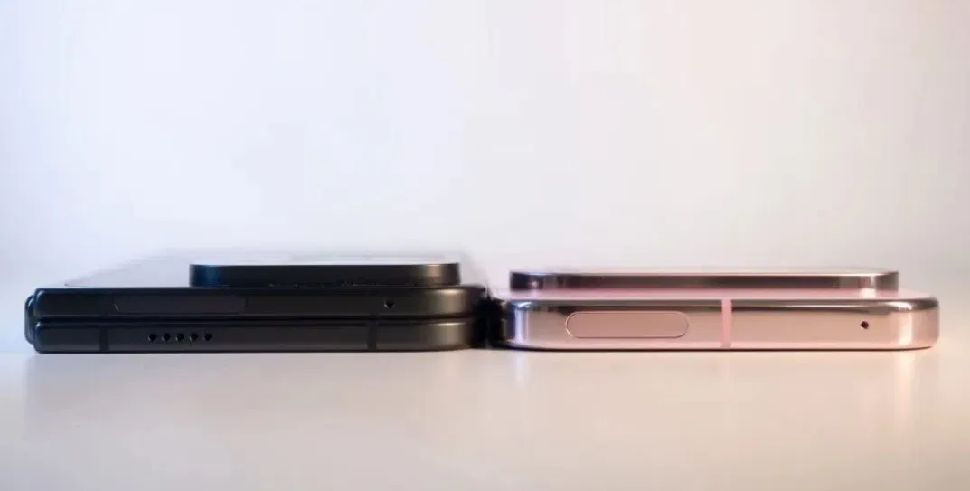 Độ dày của Pixel 9 Pro Fold so với Pixel 9 Pro XL (Ảnh: Internet)