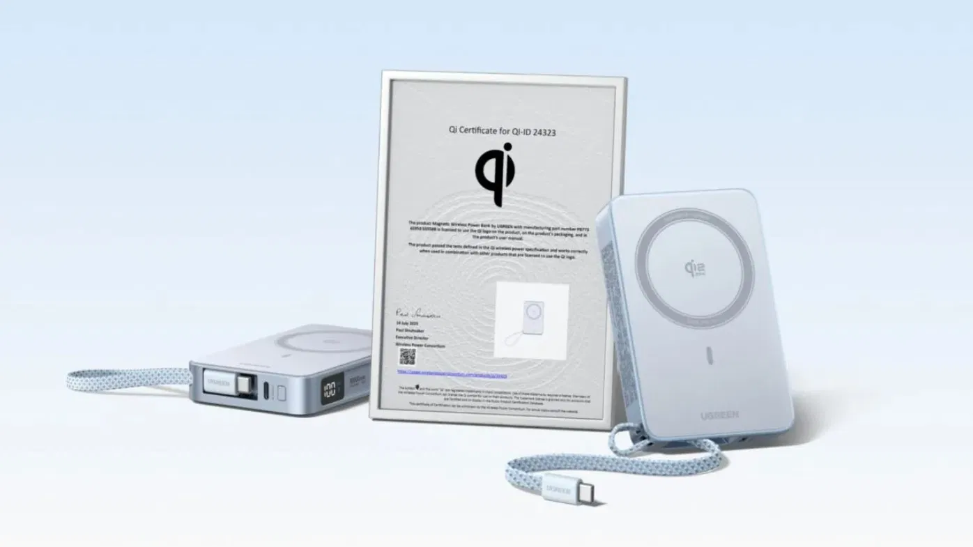 Chứng nhận sạc dự phòng từ tính MagFlow của UGREEN (Ảnh: Internet)