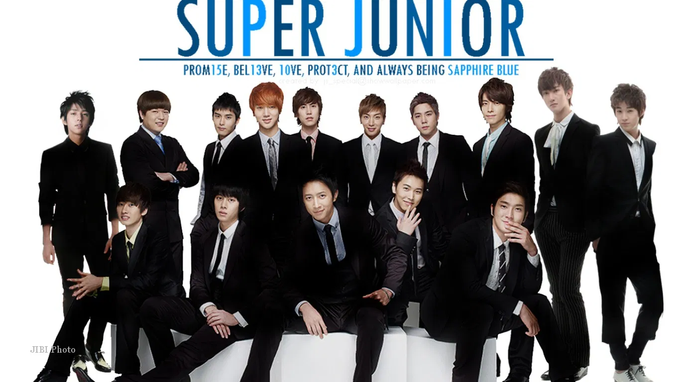 Nhóm nhạc Super Junior. Nguồn: Internet Nhóm nhạc Super Junior. Nguồn: Internet