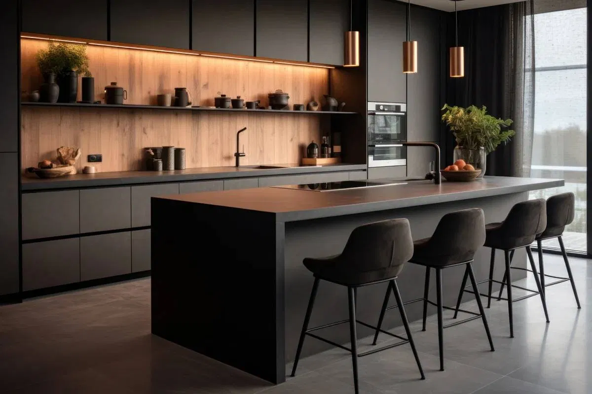 Lắp đèn dưới tủ bếp