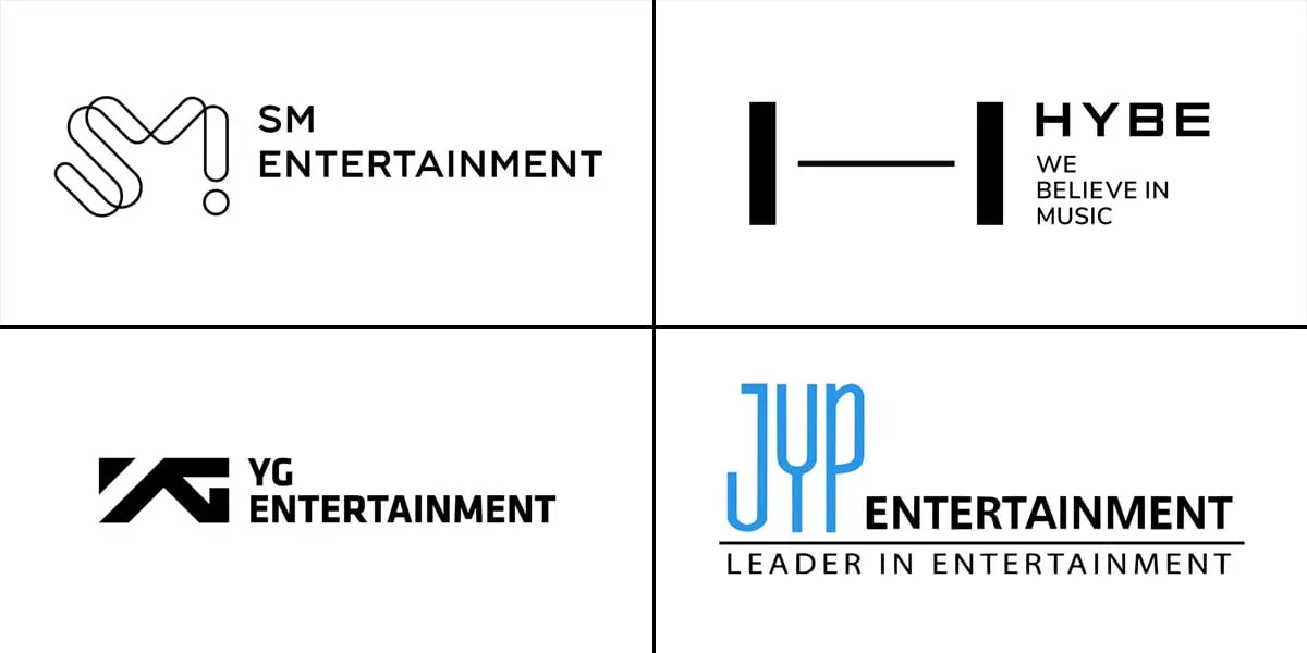Big 4 gồm HYBE, SM, JYP và YG Entertainment — những tập đoàn giải trí lớn nhất Hàn Quốc với nguồn lực tài chính, truyền thông và quốc tế hóa vượt trội (Ảnh: Internet)