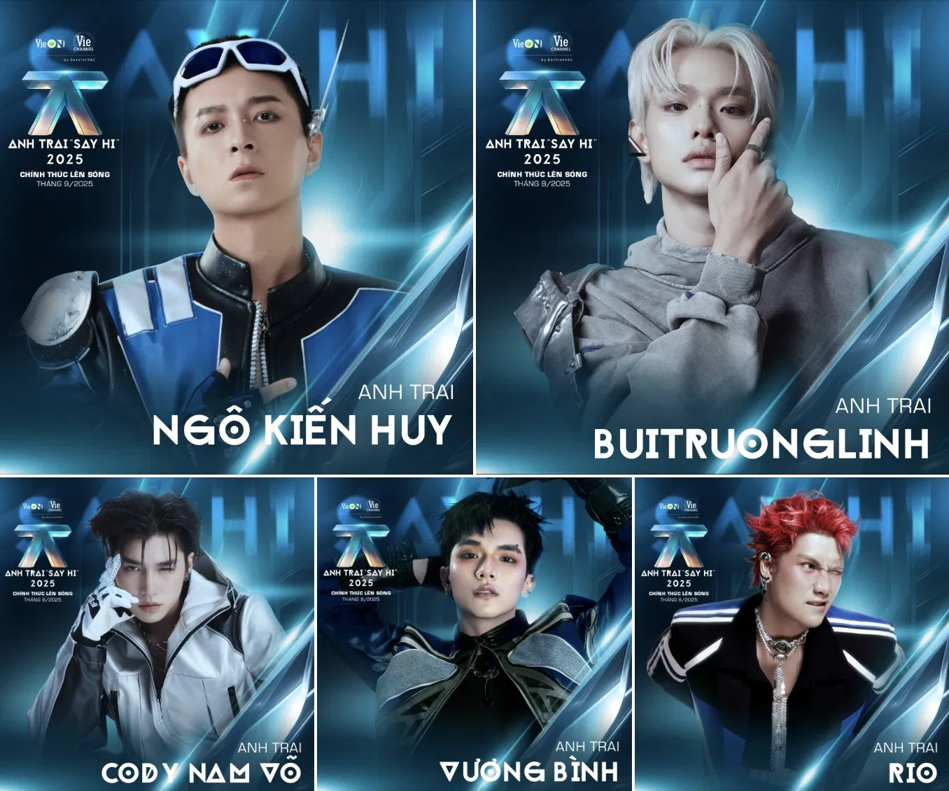 5 anh trai đầu tiên được công bố (nguồn: internet)