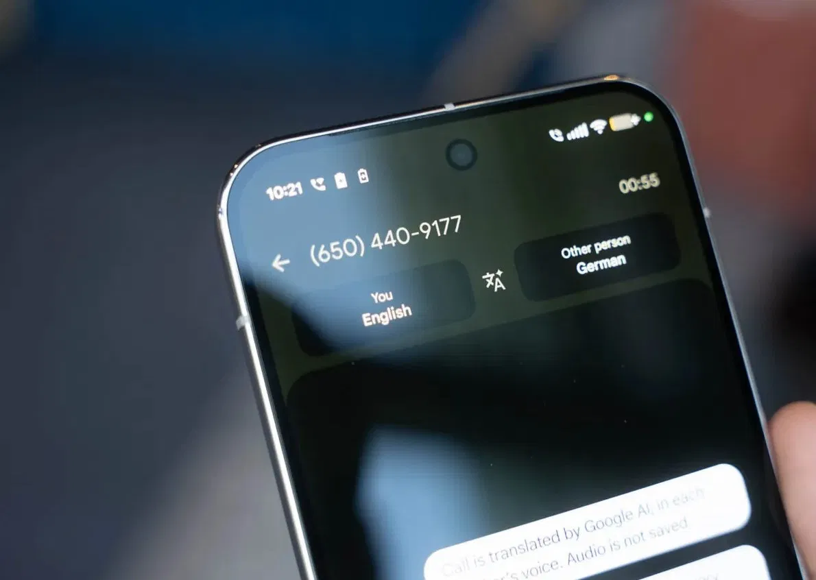 Tính năng Dịch Giọng Nói hiển thị các ngôn ngữ đang được dịch (Ảnh: Internet)