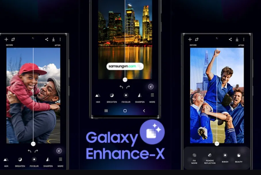 Ứng dụng Enhance-X của Samsung (Ảnh: Internet)