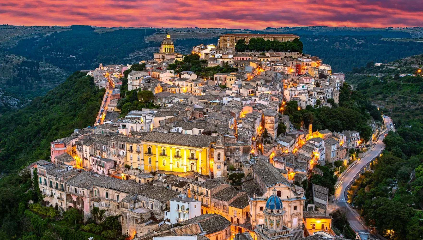 Thung lũng Noto, nằm ở phía đông nam Sicily