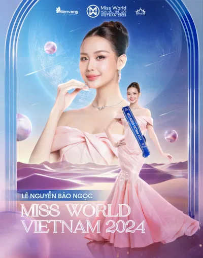 Lê Nguyễn Bảo Ngọc chính thức đại diện Việt Nam tại Miss World lần thứ 73 (nguồn: internet)