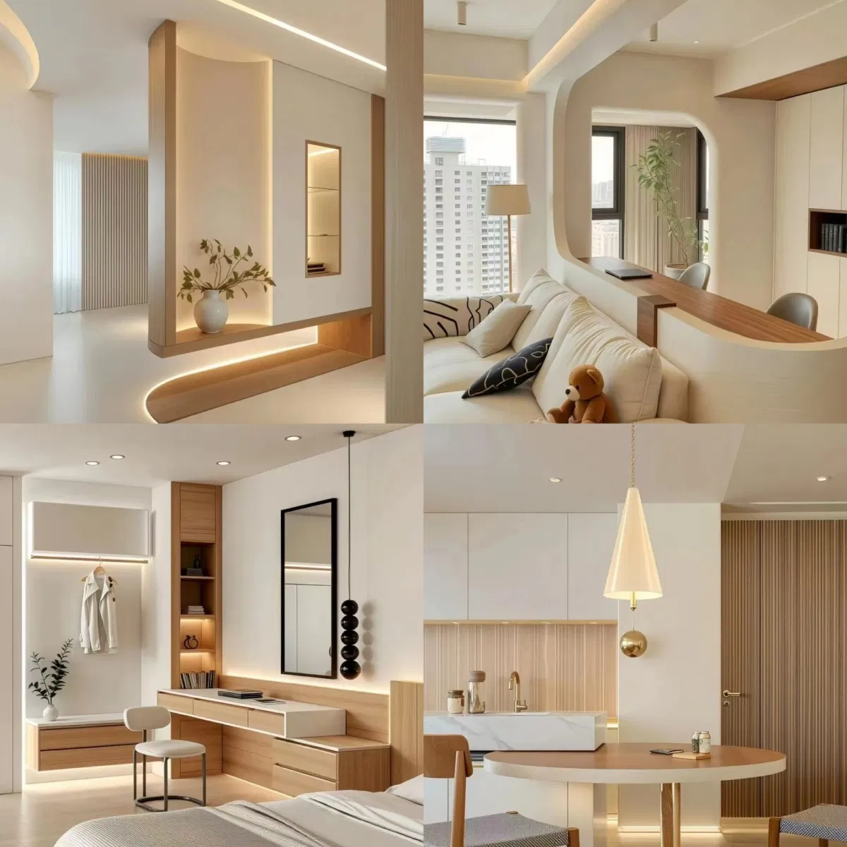 Phong cách thiết kế nội thất hot trend 2026 cho nhà nhỏ ấm cúng (Ảnh: Internet)