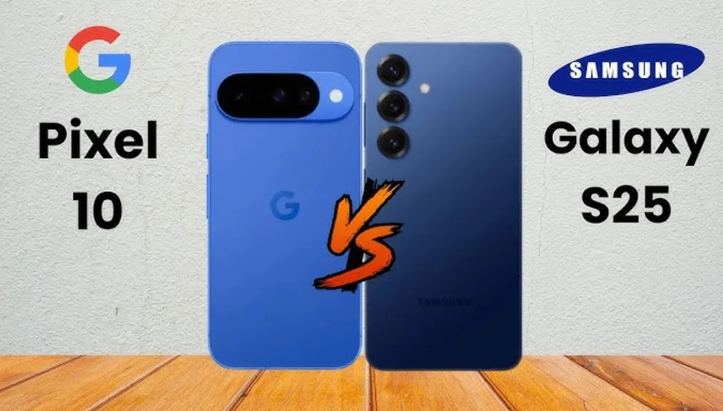 So sánh điện thoại Pixel 10 của Google và Galaxy S25 của Samsung (Ảnh: Internet)