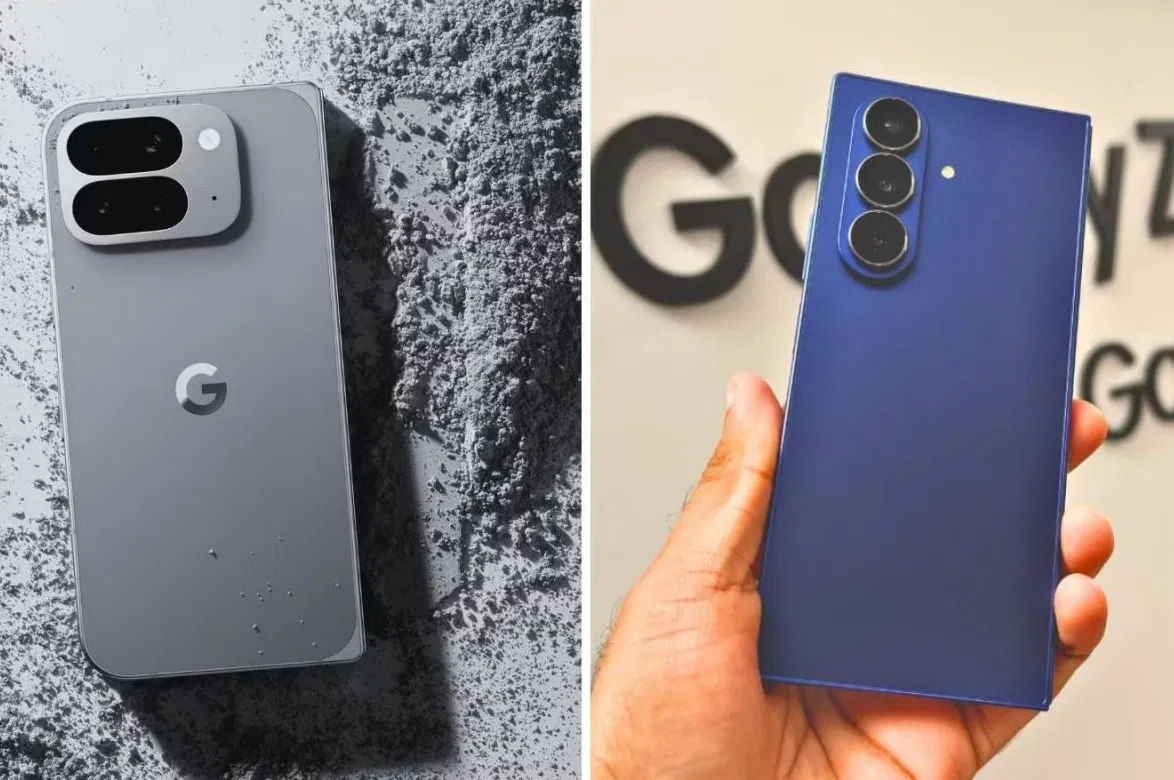 So sánh Pixel 10 Pro Fold của Google và Galaxy Z Fold 7 của Samsung (Ảnh: Internet) So sánh Pixel 10 Pro Fold của Google và Galaxy Z Fold 7 của Samsung (Ảnh: Internet)