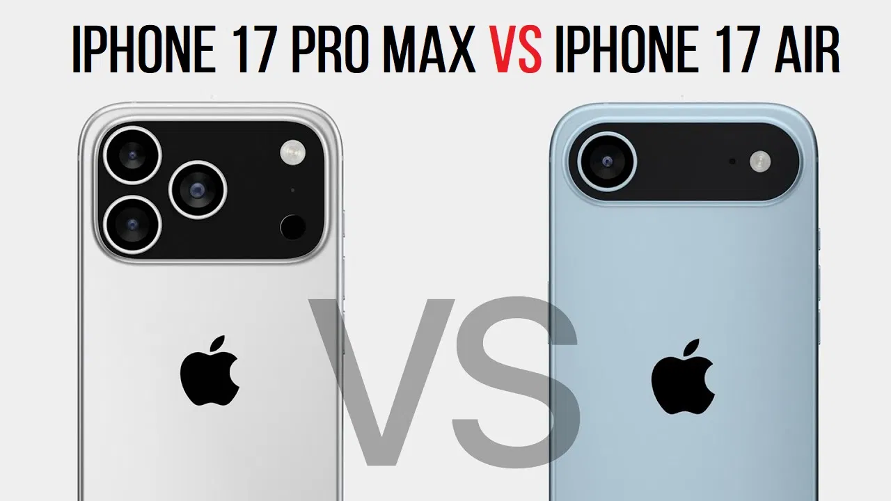 Chọn iPhone 17 Pro Max hay iPhone 17 Air