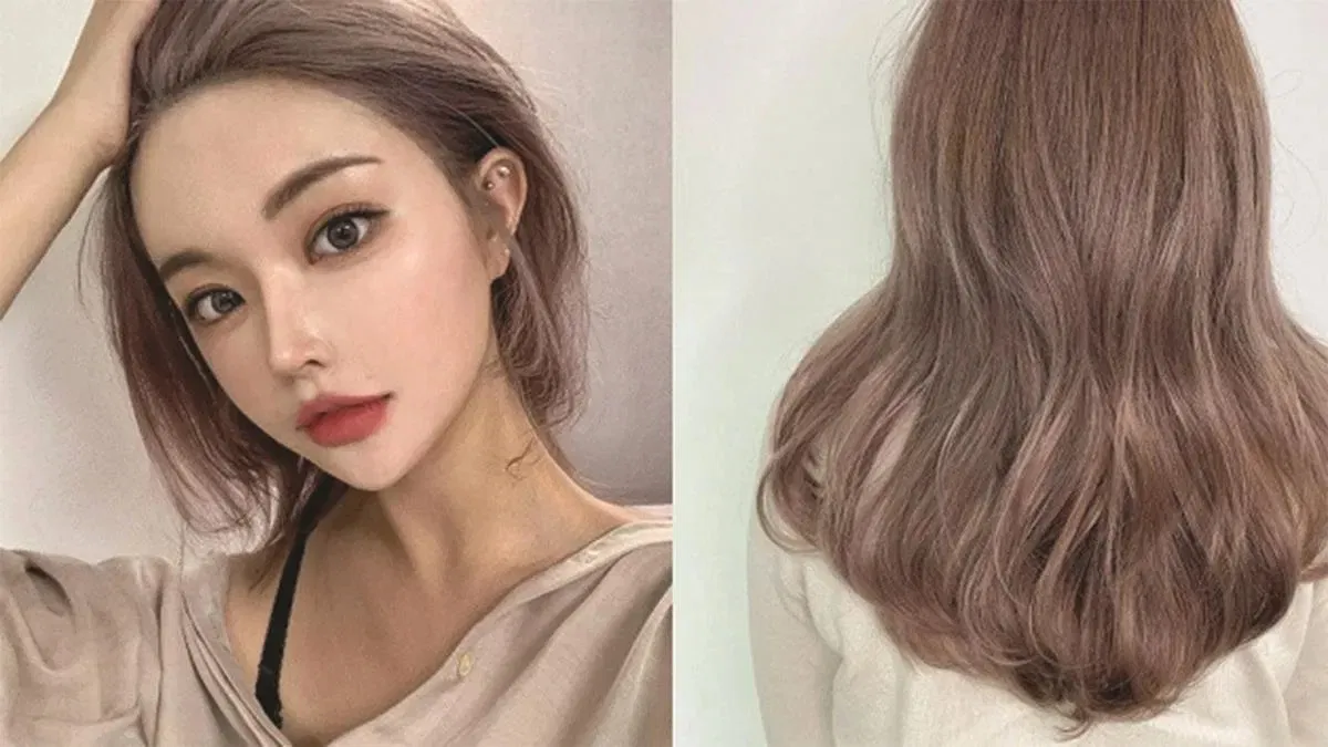 Màu tóc nhuộm đẹp che tóc bạc hiệu quả (Ảnh: Internet)