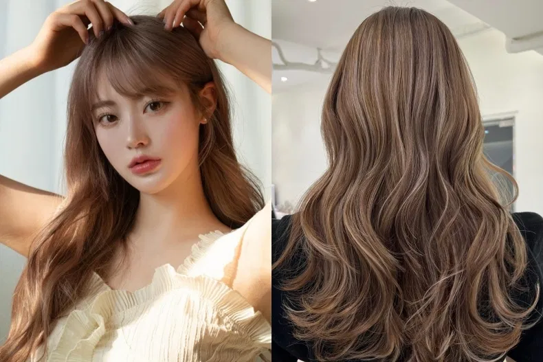 Màu tóc nhuộm đẹp che tóc bạc hiệu quả (Ảnh: Internet)