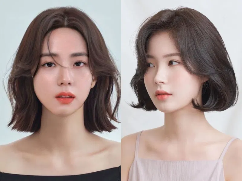 tóc ngắn bóng mượt