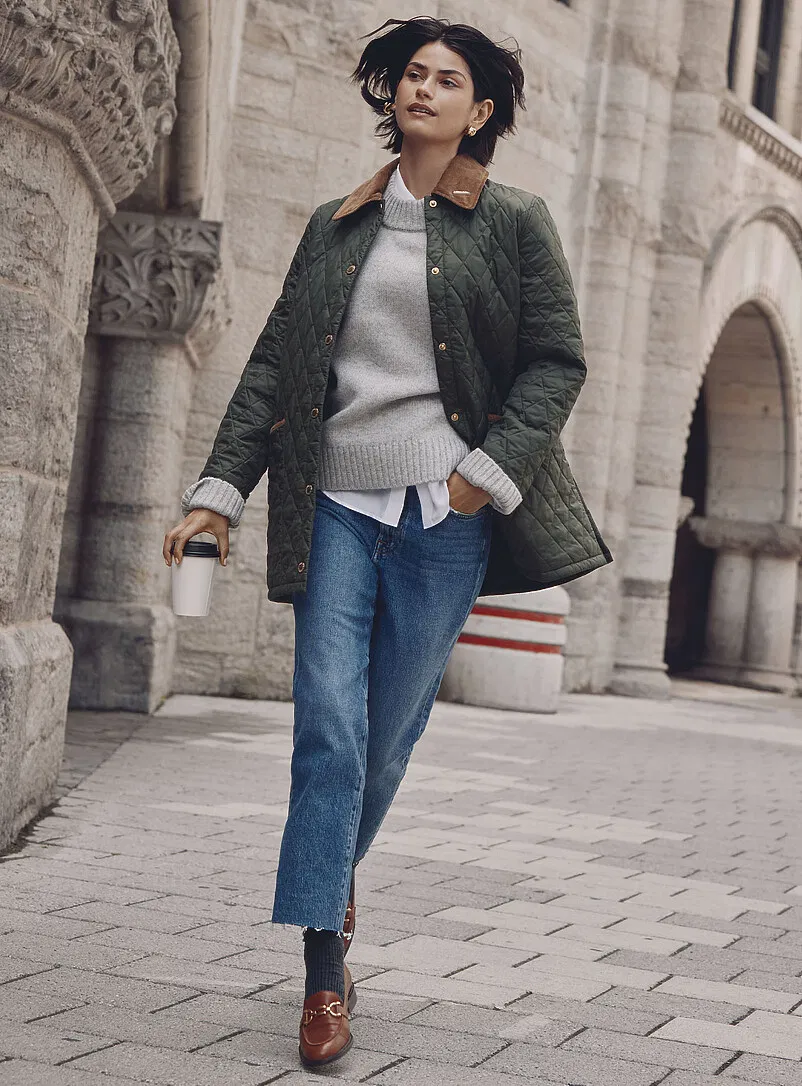 Áo khoác chần bông