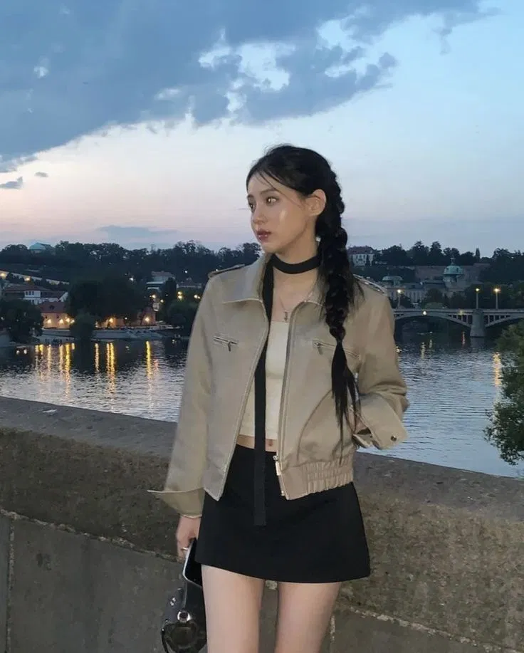 Phong cách cá tính với áo khoác da Phong cách cá tính với áo khoác da