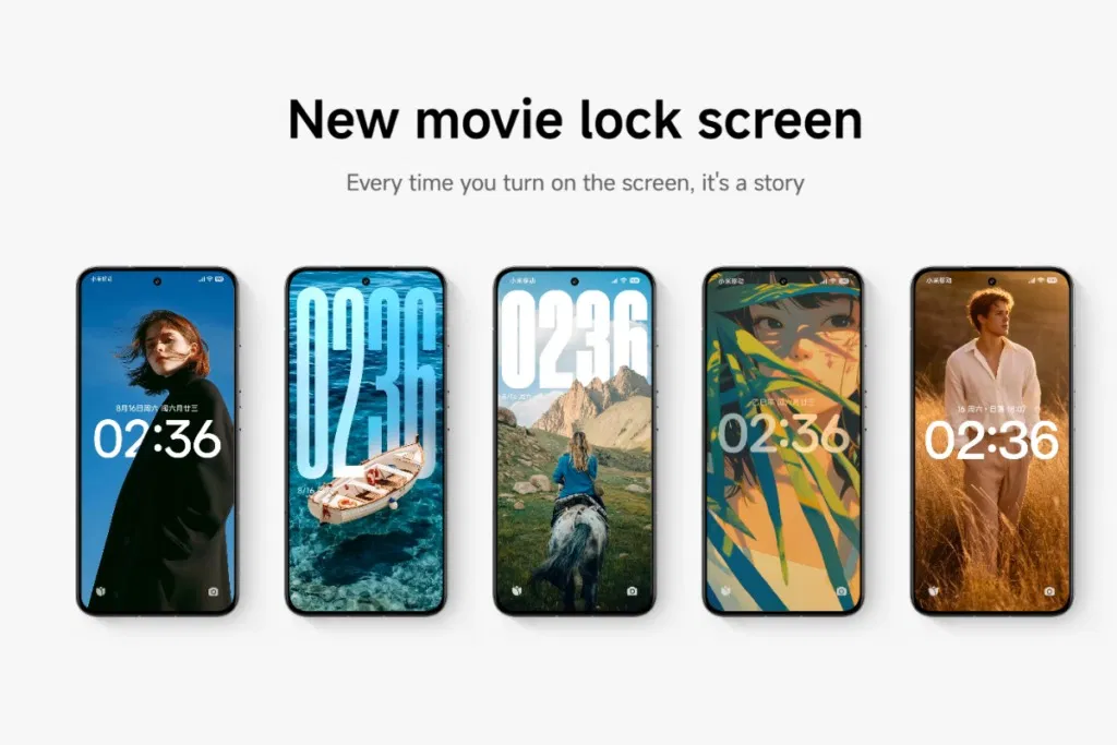 Giao diện màn hình khóa Xiaomi HyperOS 3 (Ảnh: Internet) Giao diện màn hình khóa Xiaomi HyperOS 3 (Ảnh: Internet)