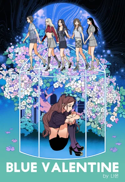 "Blue Valentine" được quáng bá bằng webtoon đầy độc đáo (Ảnh: Internet)