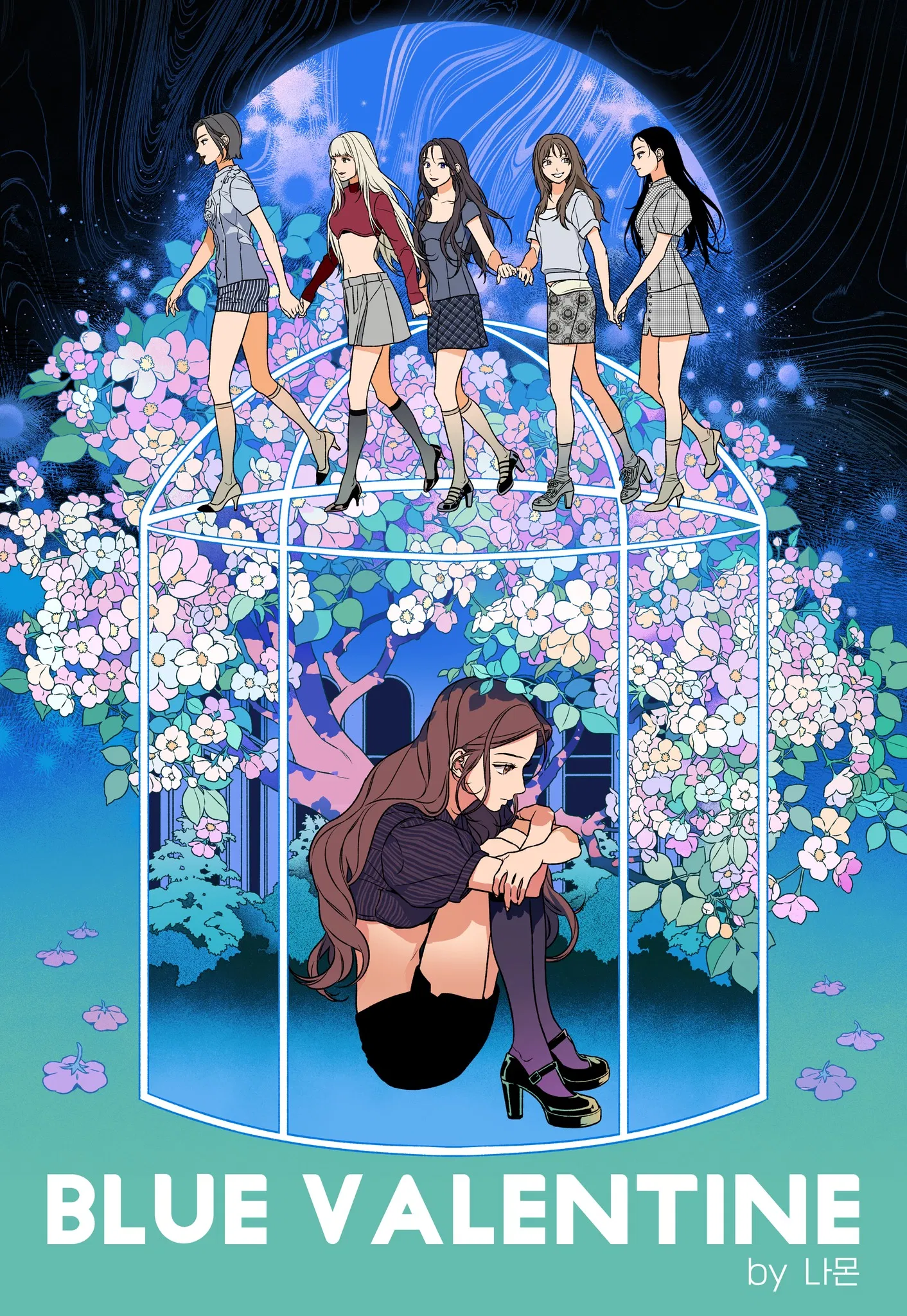 "Blue Valentine" được quáng bá bằng webtoon đầy độc đáo (Ảnh: Internet)