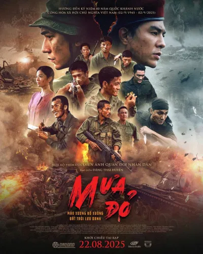Poster phim Mưa Đỏ (nguồn: internet)