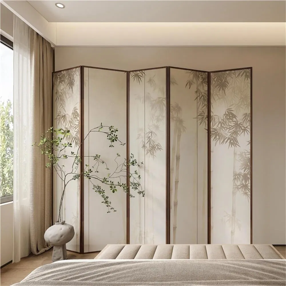 Dùng vách ngăn gấp/bình phong